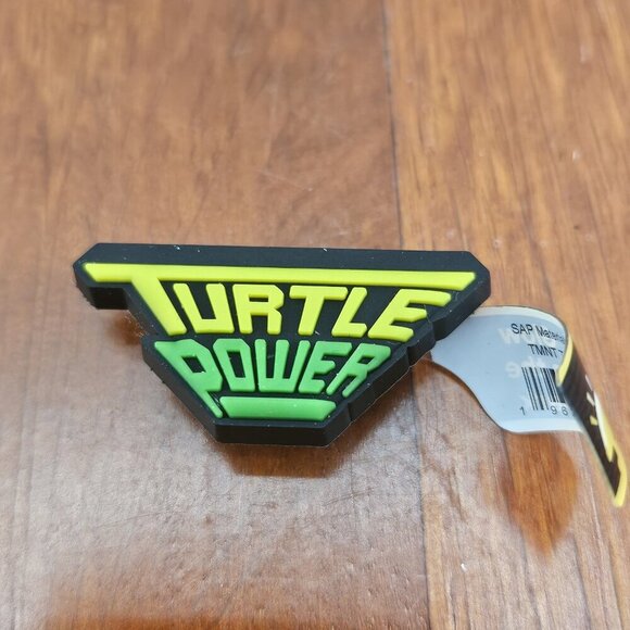 Jibbitz‎ Teenage Mutant Ninja Turtles Power Crocs Shoe Charm Unisex Glows - Picture 1 of 4